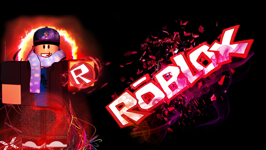 Download Cool Roblox In Red Wallpaper