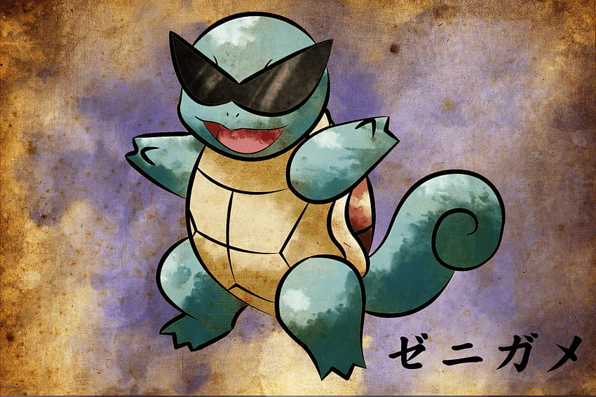 Squirtle Squad, Squirtle with Glasses HD wallpaper | Pxfuel