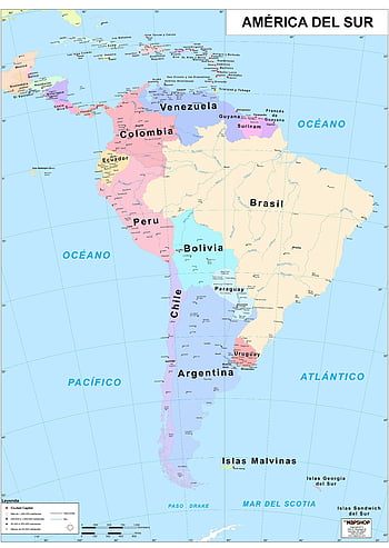 Aaron Wilkinson. FM 24, Map Of South America, Latin America HD phone ...