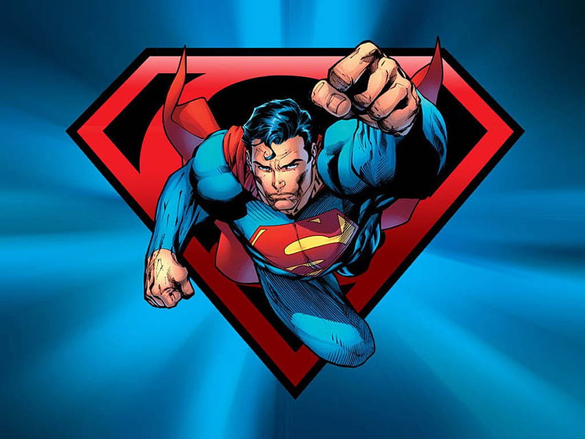 Superman Cartone animato Superman volante Sfondo HD