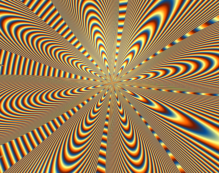 Abstract, Lines, Wavy, Rotation, Optical Illusion HD wallpaper