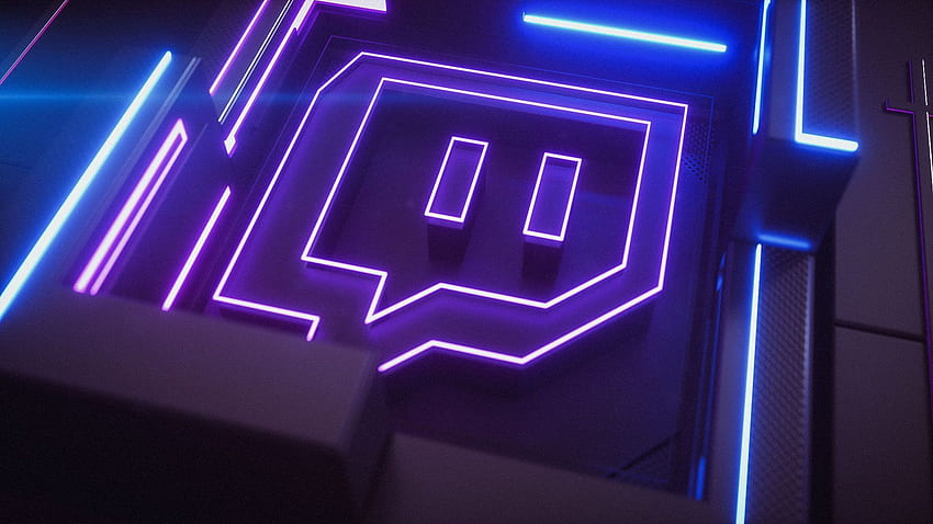 Twitch Logo, Neon Twitch HD wallpaper