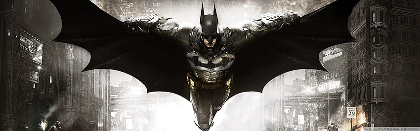 Batman Arkham Knight ❤ pour Ultra TV, Batman double écran Fond d'écran HD
