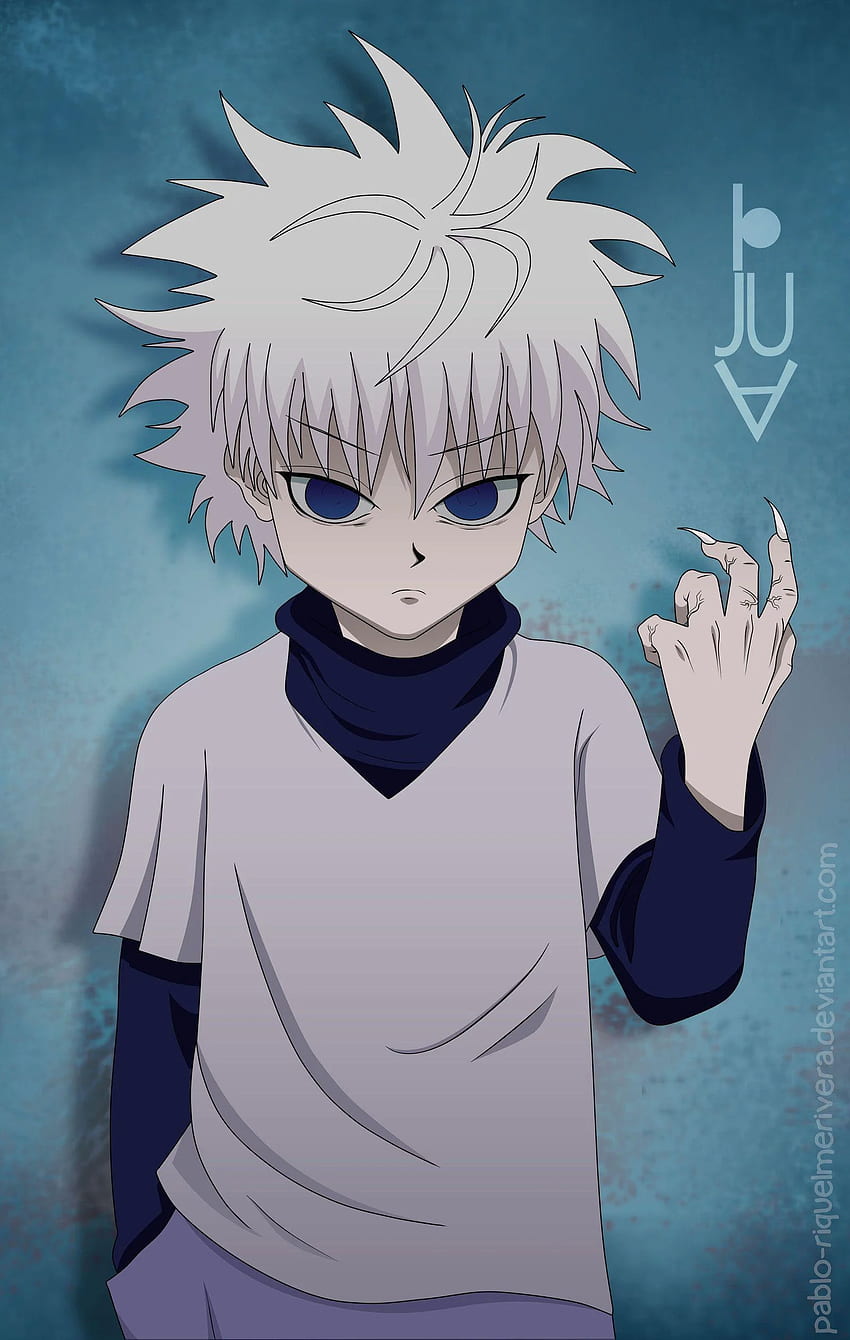 Avcı X Avcı Killua Zoldyck , Killua Siyah HD telefon duvar kağıdı