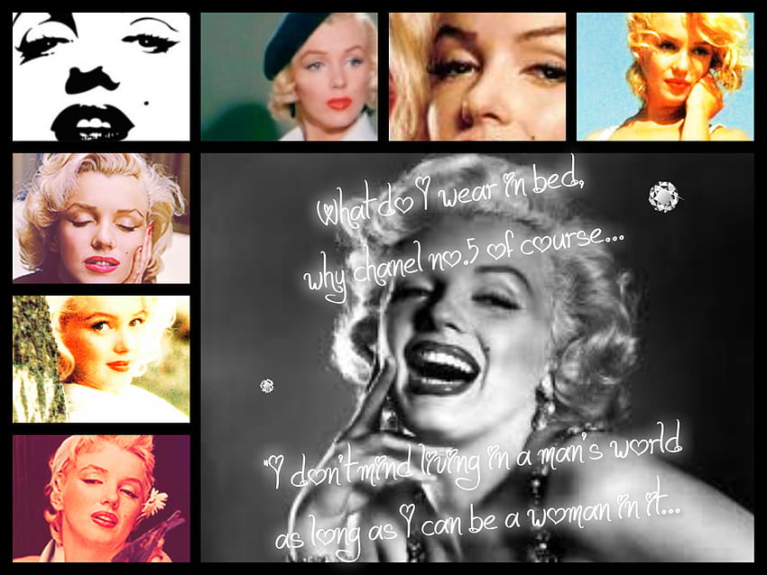 Marilyn Monroe - Fan Art de Marilyn Monroe, collage de Marilyn Monroe fondo de pantalla