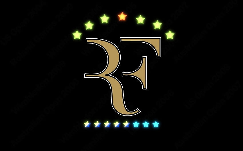 Logotipo De Roger Federer Rf fondo de pantalla