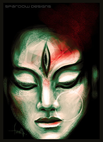Abstract art lord shiva Painting by Netrra Bhusal - Pixels