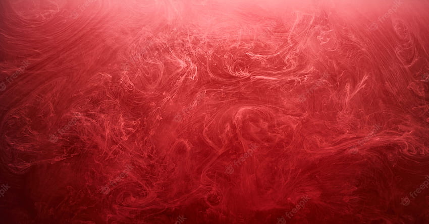 Premium . Abstract red ocean background, ruby paints in water ...
