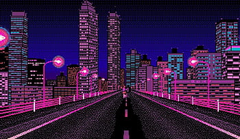 Pixel city skyline - Fondo de pantalla del ordenador portátil, Fondos de  pantalla en movimiento, Fondos de pantalla escritorio, Neon Pixel HD  wallpaper | Pxfuel