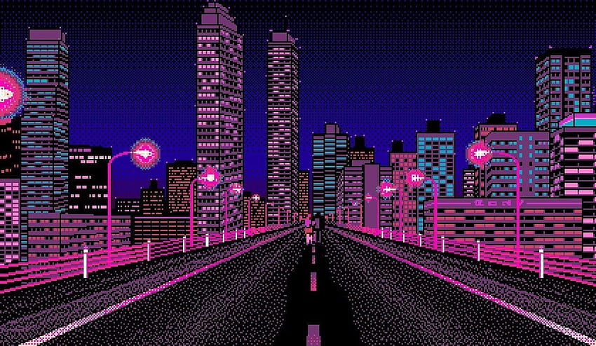 Pixel city skyline - Fondo de pantalla del ordenador portátil, Fondos de  pantalla en movimiento, Fondos de pantalla escritorio, Neon Pixel HD  wallpaper | Pxfuel