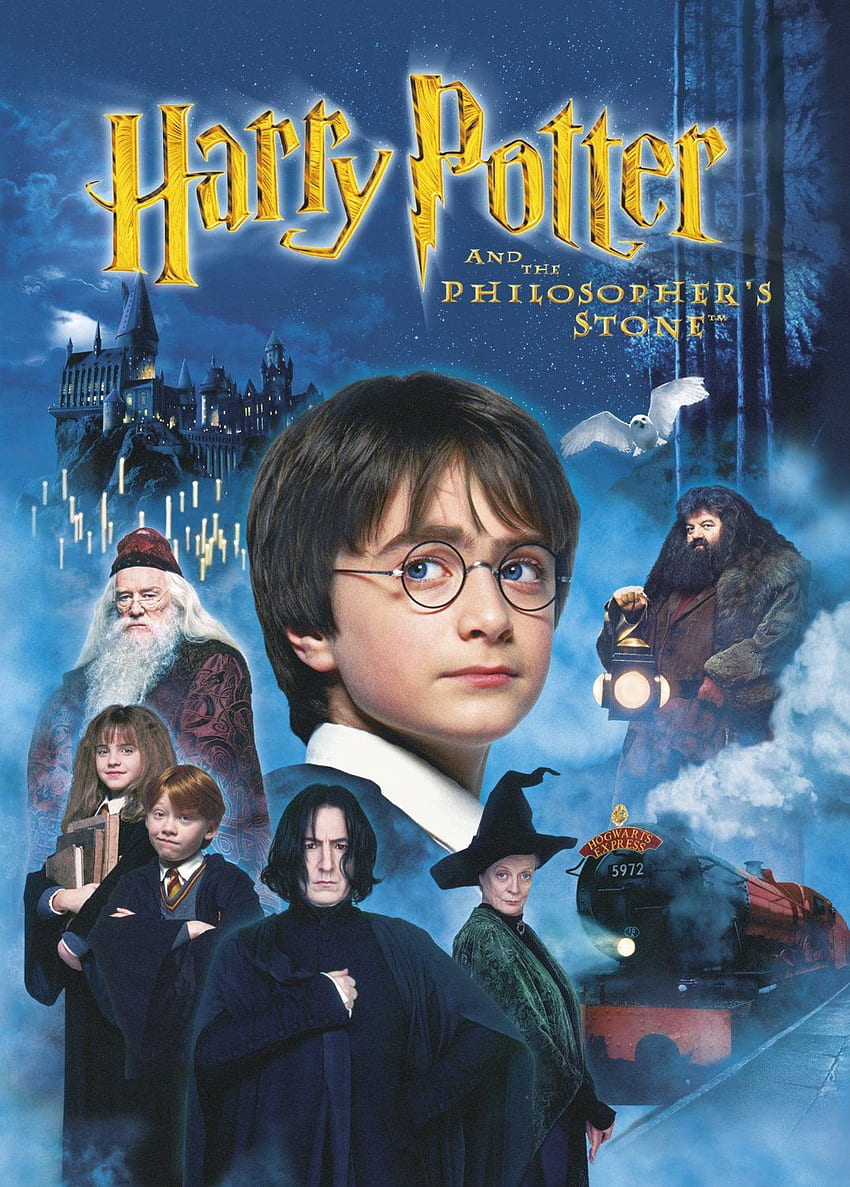 Harry Potter i Kamień Filozoficzny , Film, HQ Harry Potter i Kamień Filozoficzny . 2019, plakat Harry'ego Pottera Tapeta na telefon HD