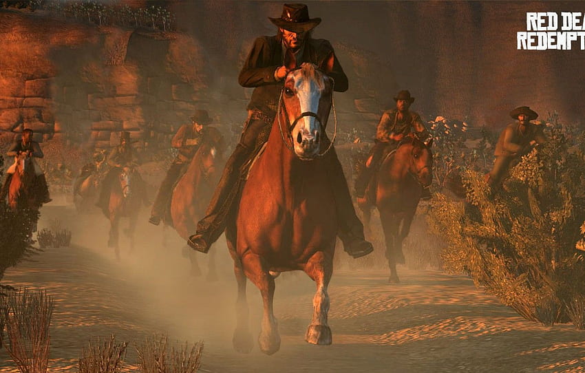 Cowboy, Wild West, Red Dead Redemption, Rockstar Games, Cowboy, Wild West, Red Dead Redemption 2, American Old West for , section игры HD wallpaper