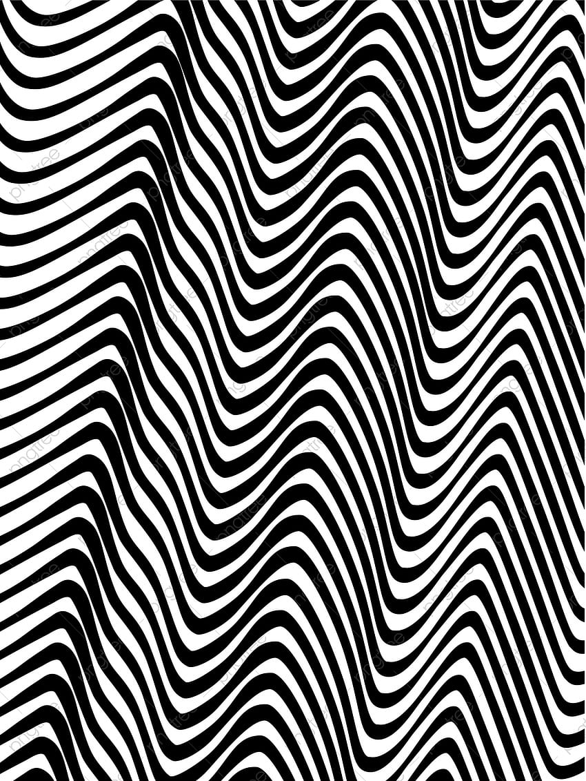 Psychedelische Schwarz-Weiß-Illusion, Psychedelisch, Illusion, Hintergrund für HD-Handy-Hintergrundbild