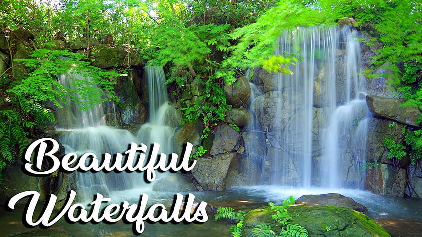 Beautiful Waterfall No Copyright Relaxing Waterfall Video - Epic Waterfalls Pics HD wallpaper