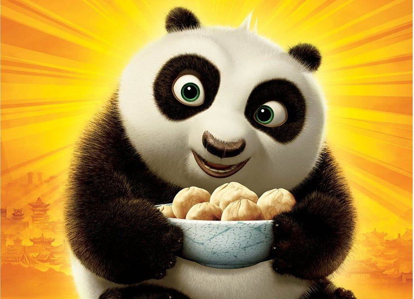 Baby Kung Fu Panda Сладки пълни за Android, Сладки бебета панди HD тапет