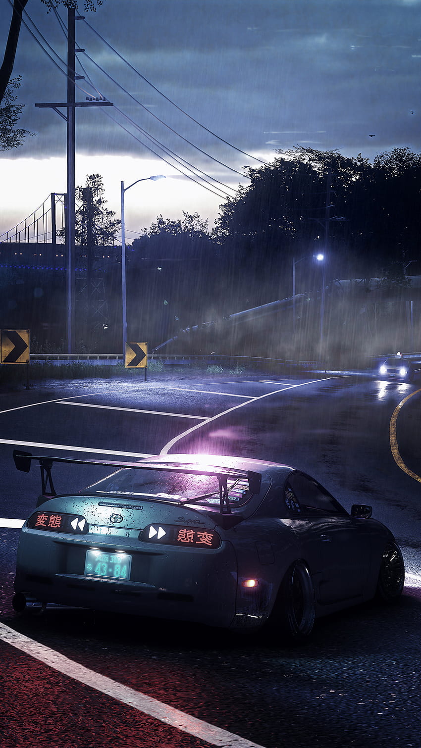 need for speed, toyota supra, toyota, games, for iPhone 6, 7, 8 , Toyota Supra Iphone HD phone wallpaper