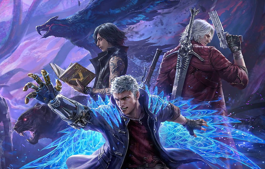 Wallpaper Dante, DMC, Devil May Cry for mobile and desktop, section игры,  resolution 1920x1080 - download