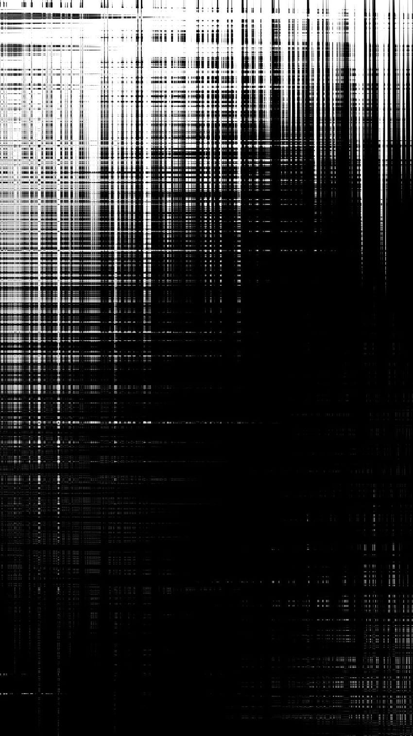 Glitch, sfocatura, Bw, strisce, scuro Iphone 8 7 6s 6 per parallasse, glitch in bianco e nero Sfondo del telefono HD