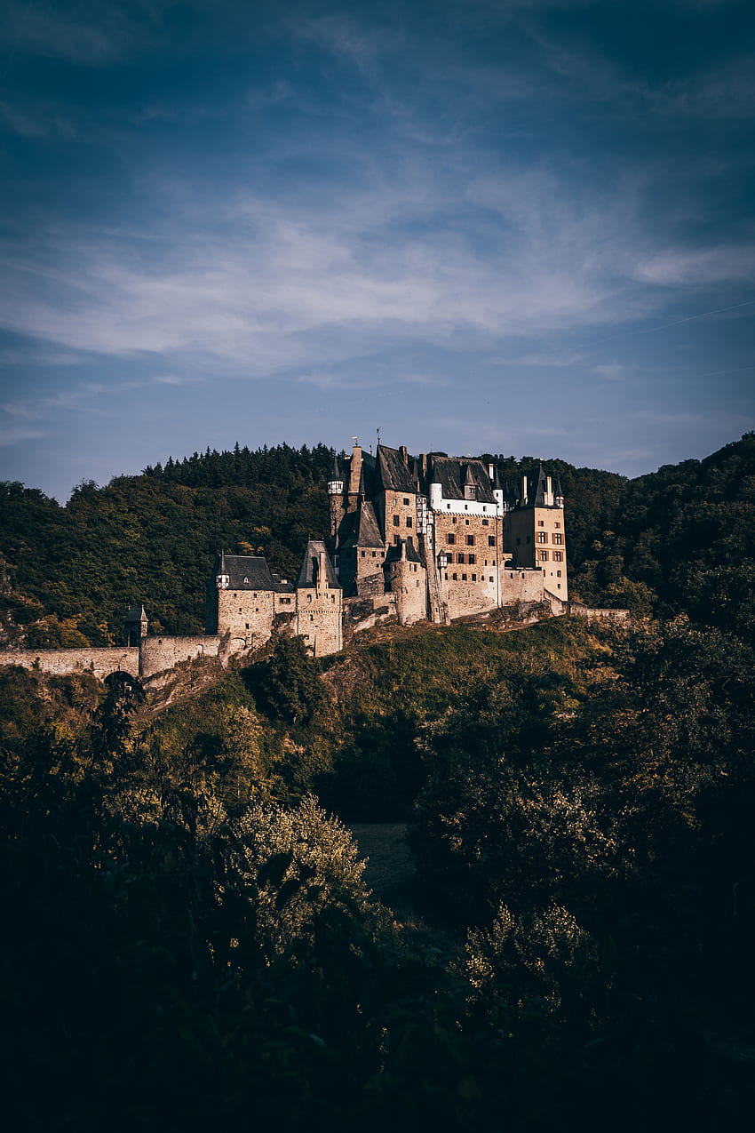 Architecture, Cities, Lock, Forest, Germany, Elz Castle, Wirsham, Eltz Castle HD phone wallpaper