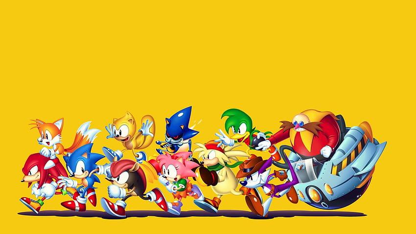 Here's a nice of every classic character, Sonic Mania Adventures HD wallpaper
