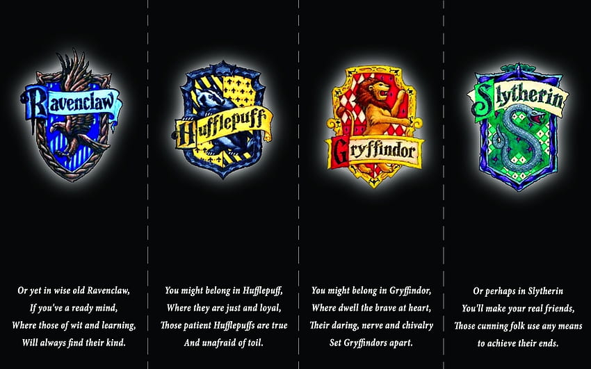 harry potter hufflepuff logolar gryffindor hogwarts slytherin ravenclaw Sanat HD duvar kağıdı