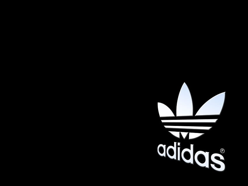 Logo adidas 2025 fondo negro