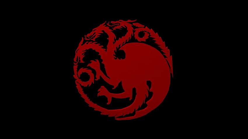 ターガリエン ドラゴン (ゲーム オブ スローンズ) - Anthony Yanez [9f621c9]、Targaryen Sigil による 3D モデル 高画質の壁紙