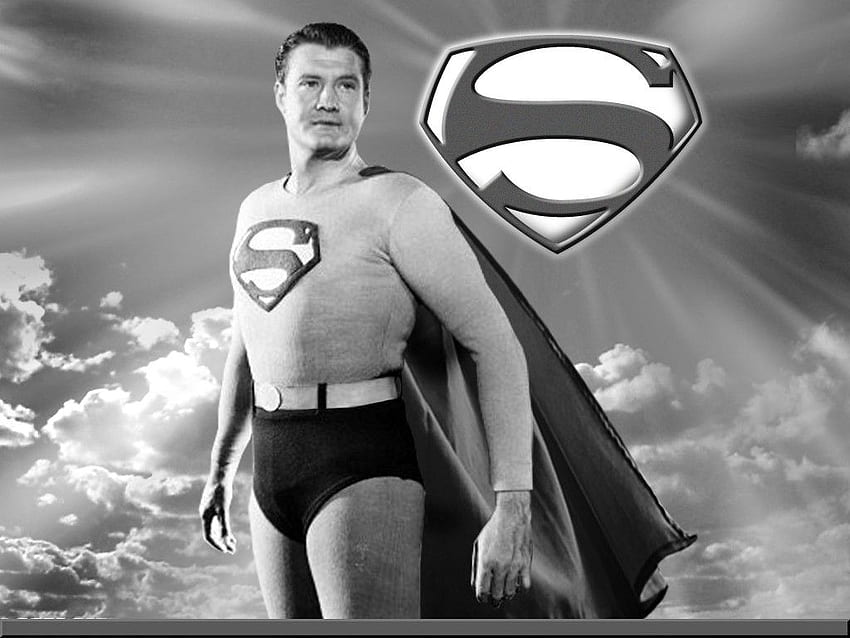 Джордж Рийвс. Приключенията на Супермен, Стари телевизионни предавания, Джордж Рийвс, Джордж Рийвс Супермен HD тапет