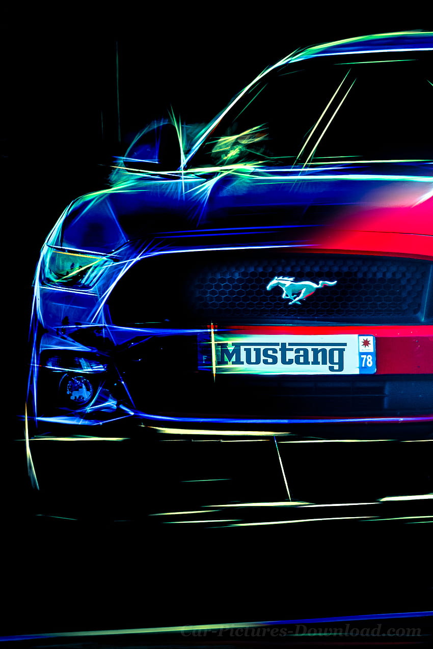 Nuevo Ford Mustang Coche De Carreras Teléfono - Coche Mustang Fresco fondo de pantalla del teléfono