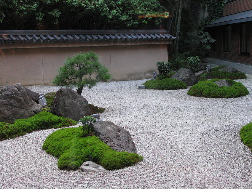 Японски дзен дизайни на скални градини Рок и дизайни на каменни градини – невероятни мебели HD тапет