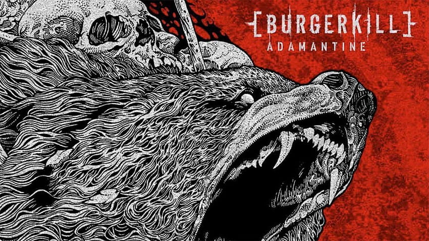 Indonezyjscy królowie metalu Burgerkill postanowili zbudować swoje imperium z Adamantine. Grafika metalowa, okładka albumu, grafika plakatu Tapeta HD