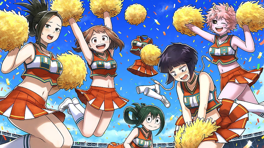 My Hero Academia Cheerleaders U, My Hero Academia Dual Monitor HD ...