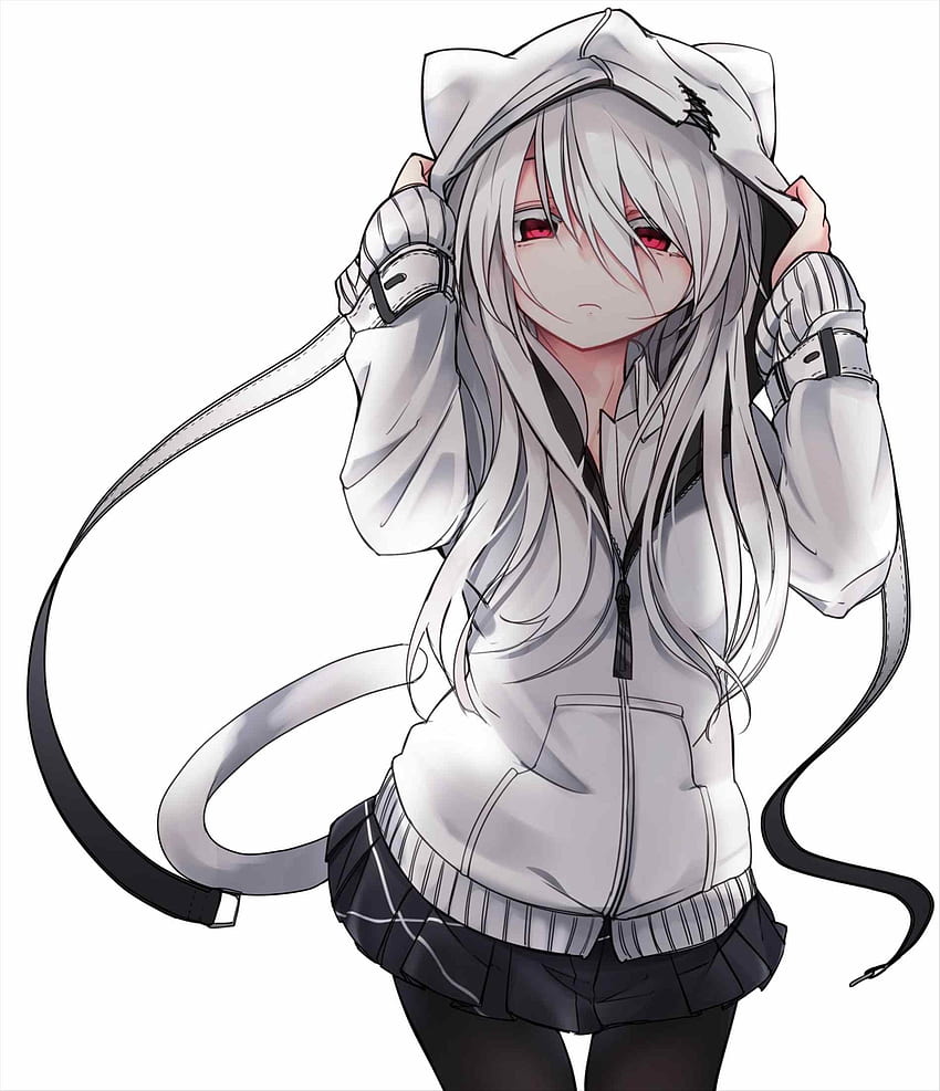 Wallpaper ID 149036  anime cat girl grey hair Arknights  LapplandArknights free download