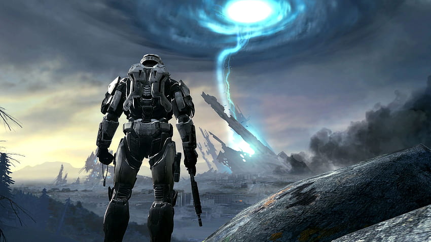 Halo Game Artwork In Apple iPhone, iPod Touch, Galaxy Ace HD wallpaper