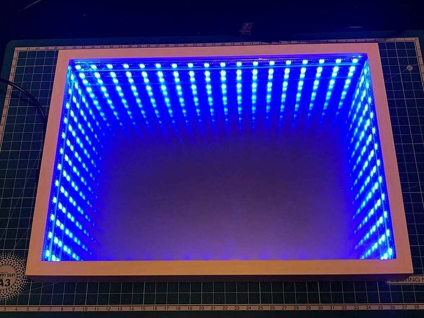 RGB Infinity Mirror : 4 Steps (with ) HD wallpaper
