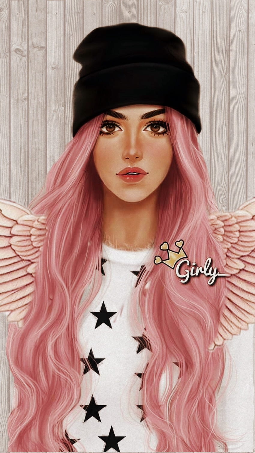 Girly M, Zeichentrick HD-Handy-Hintergrundbild
