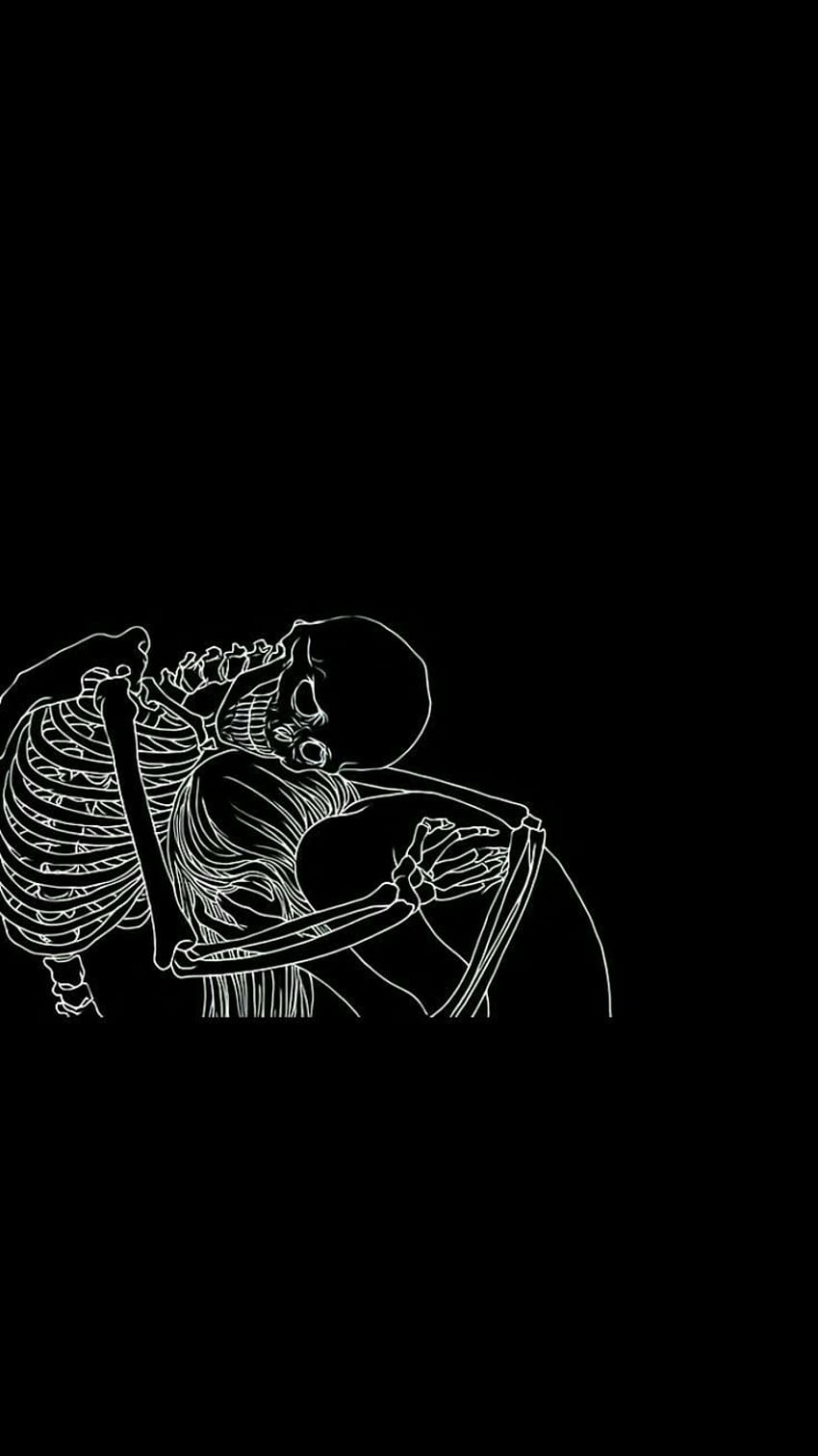 Marcus Vinicius on Skull art. Black aesthetic , Black aesthetic, Aesthetic iphone, Skeleton Aesthetic Tumblr HD phone wallpaper