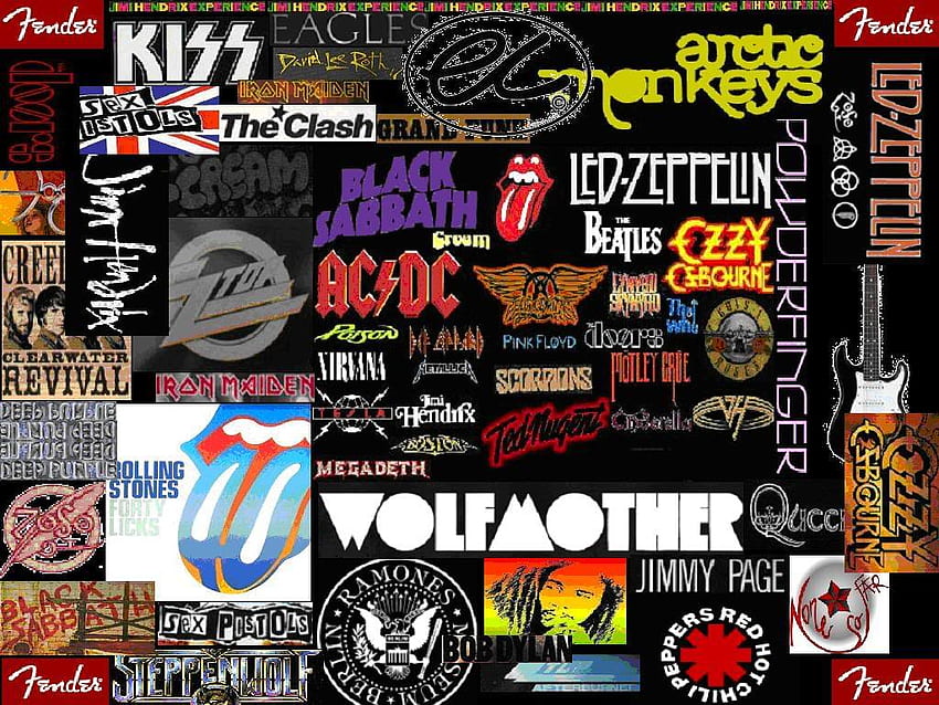 Heavy-Metal-Band-Logos - Logo-Design-Ideen, Rockband HD-Hintergrundbild