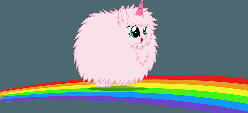 Pink Fluffy Unicorns Dancing On Rainbows HD wallpaper
