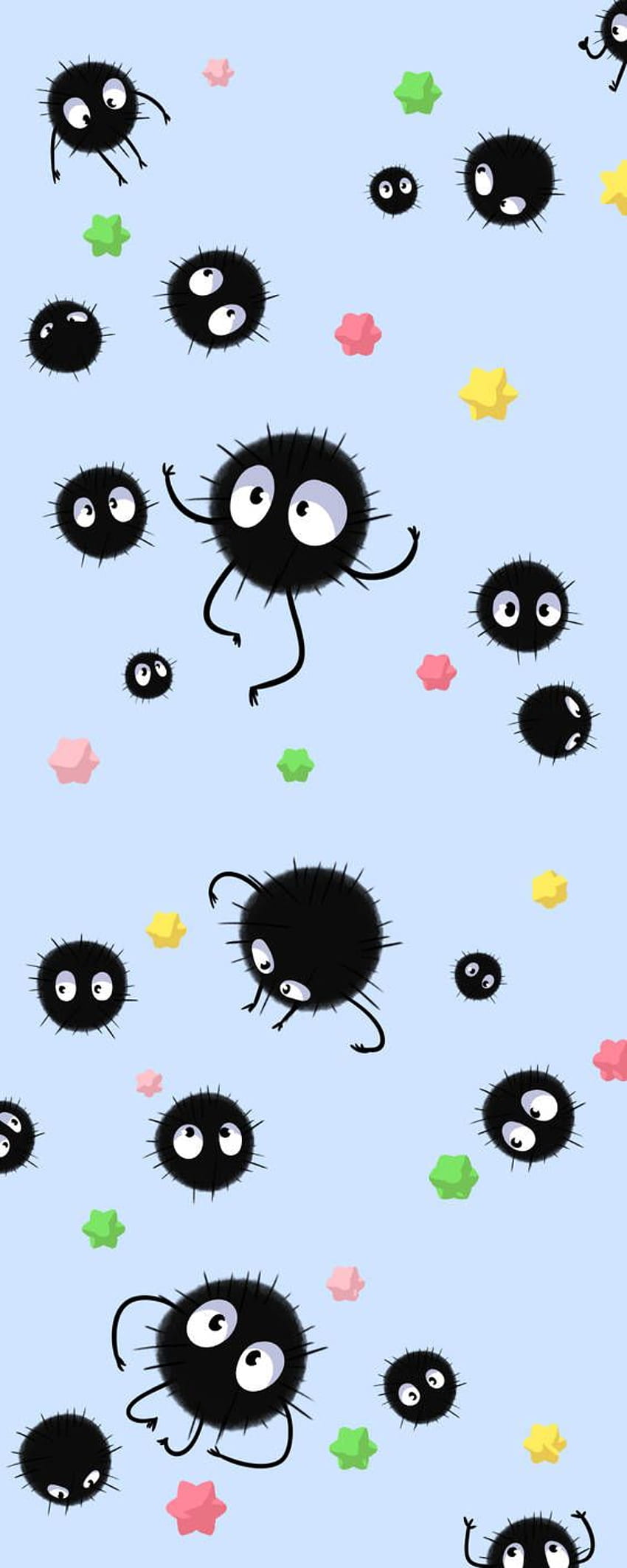 Soot Sprite Background (F2U!) by DominickLuhr. Soot sprites, Spirited away soot sprites, Totoro soot sprites HD phone wallpaper
