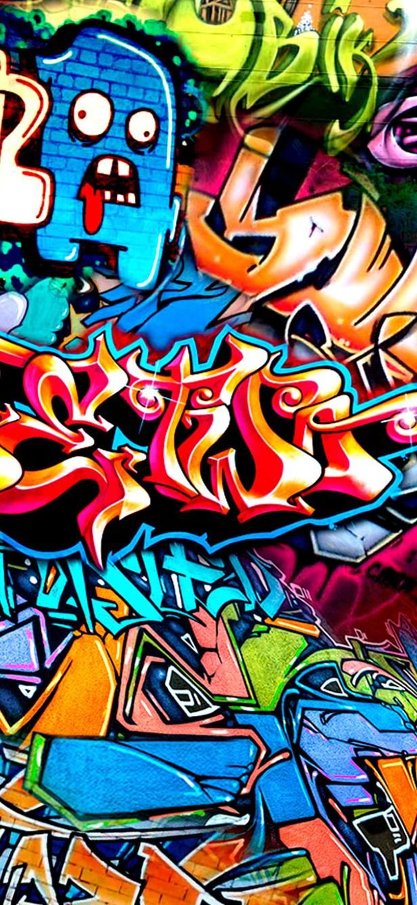 Graffiti-Wand-iPhone. Graffiti iphone, Graffiti, Pop-Art, urbane Pop-Art HD-Handy-Hintergrundbild