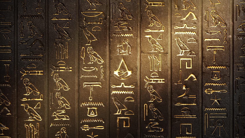 Assassin's creed: origins, video game, texture, pattern HD wallpaper