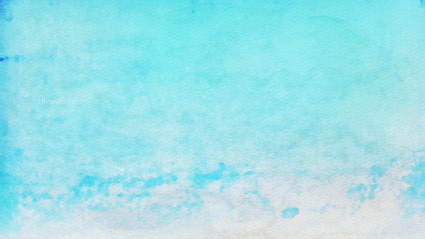 水色グランジ水彩背景、水色水彩 高画質の壁紙