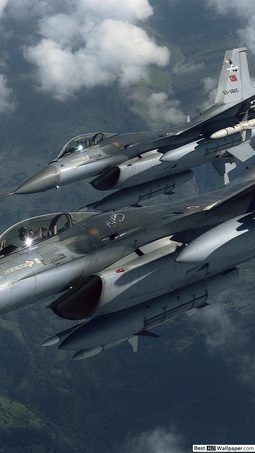 Pesawat Perang F16 Angkatan Udara Turki, Angkatan Udara iPhone 5 wallpaper ponsel HD