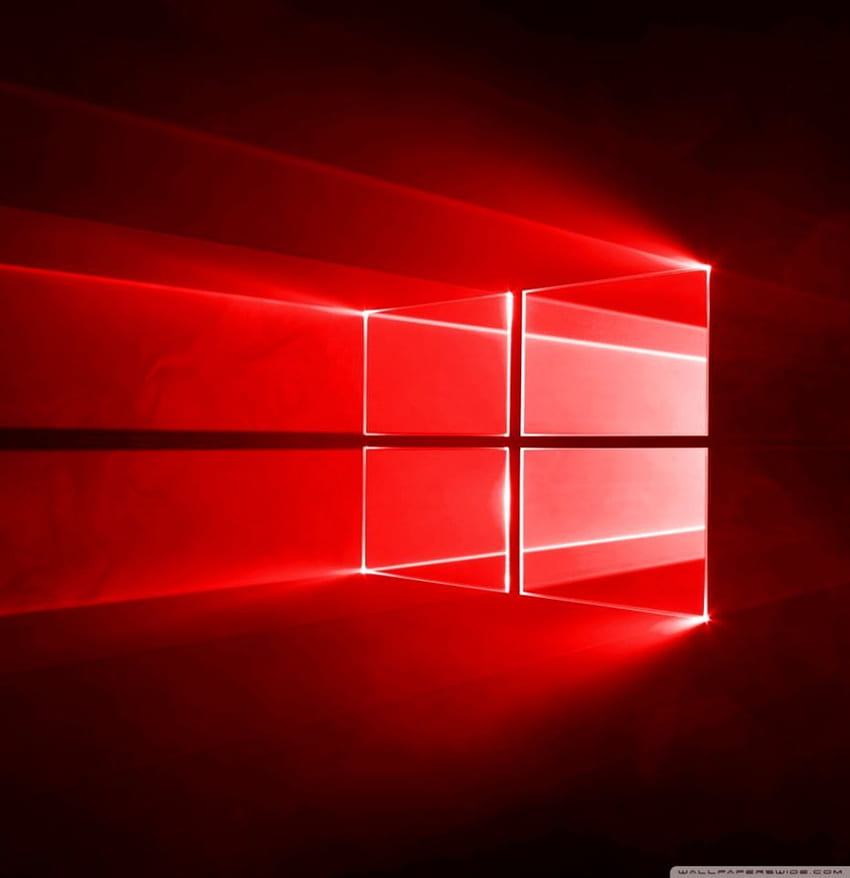 Windows 10 czerwony - fajne Lenovo Tapeta na telefon HD