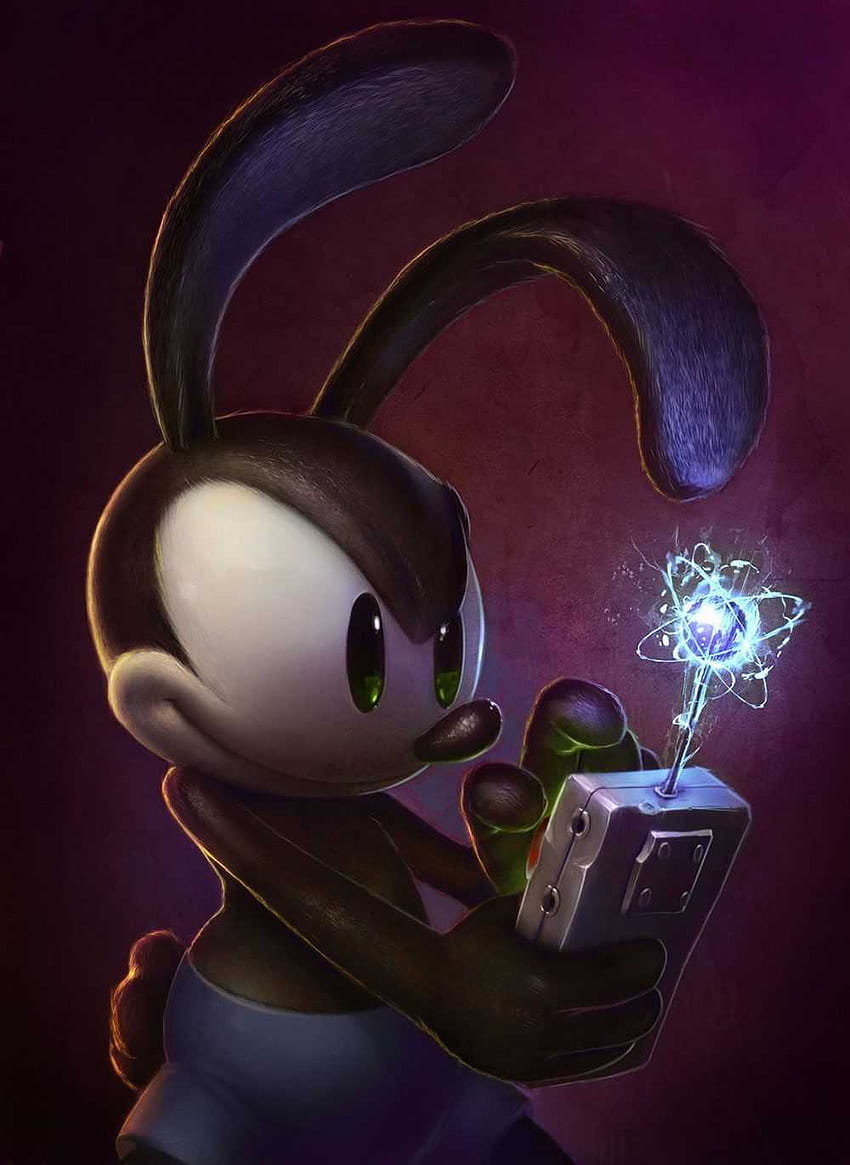 Oswald, magenta, art, Rabbit, Cartoon HD phone wallpaper