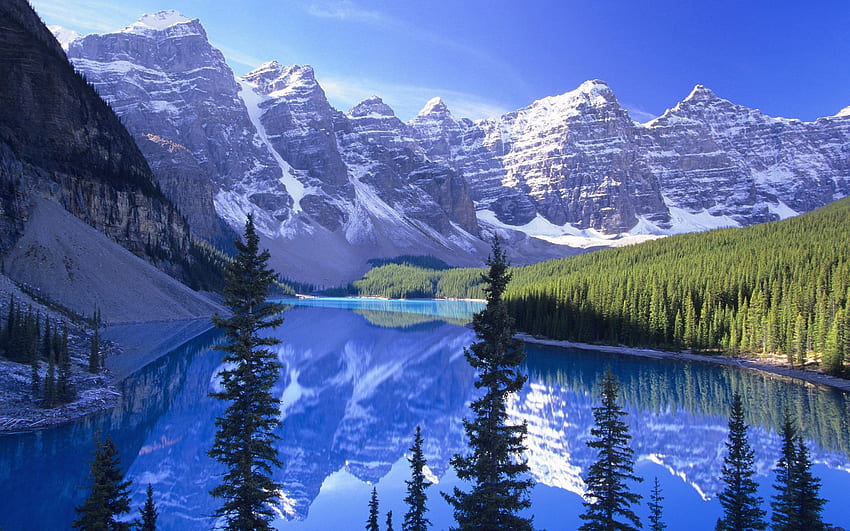 banff national park . Moraine Lake, Banff National, Alberta HD wallpaper