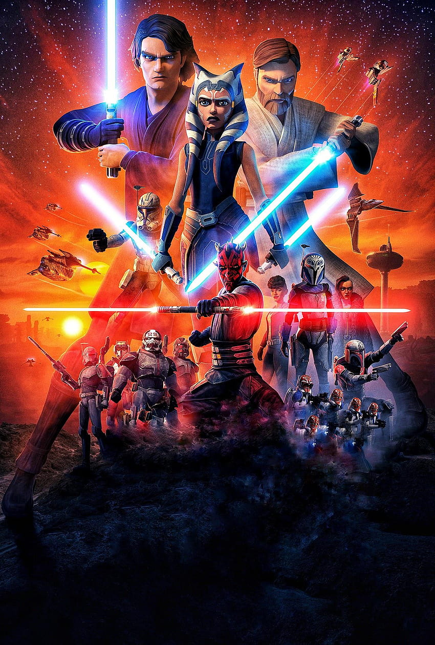 Saya menghapus Judul dan logo Disney dari poster untuk membuat, Poster Star Wars wallpaper ponsel HD