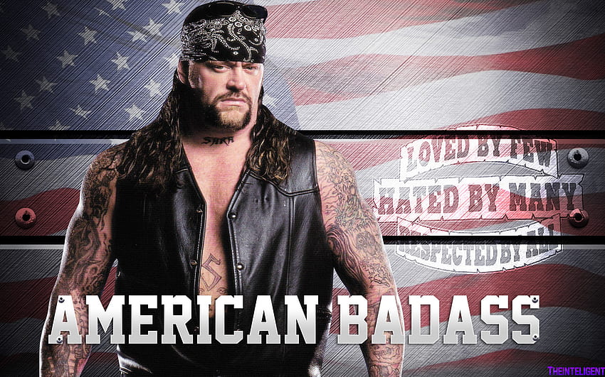 ... The Undertaker American Badass от Theinteligent HD тапет