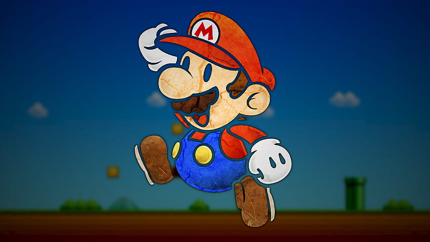 Super Mario, Paper Mario, Video Games, Digital Art, Nintendo . HD wallpaper